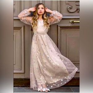 Joyfolie size 12 NWT gold Layla dress